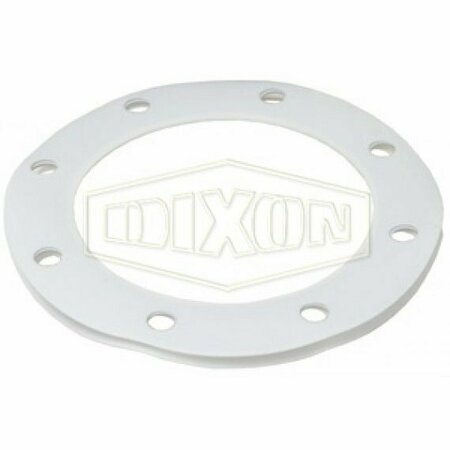 DIXON Flange Gasket, PTFE, 4 in Nominal, 6-7/8 in OD x 1/4 in Thick, Domestic 40322TF